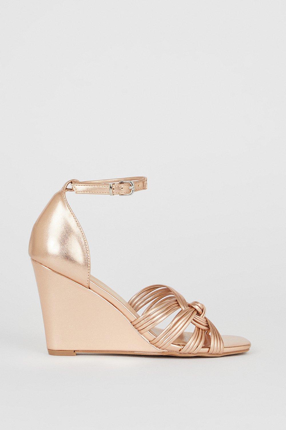 Wallis rose sale gold sandals